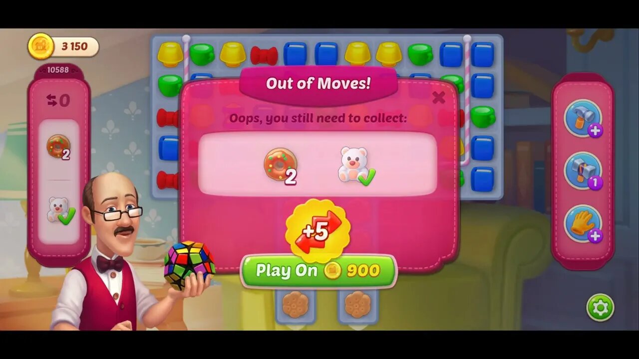 Playrix Homescapes Gameplay Walkthrough Level 10588