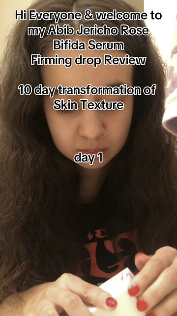 10-day transformation of Skin Texture (Textured skin -> Glass skin)
