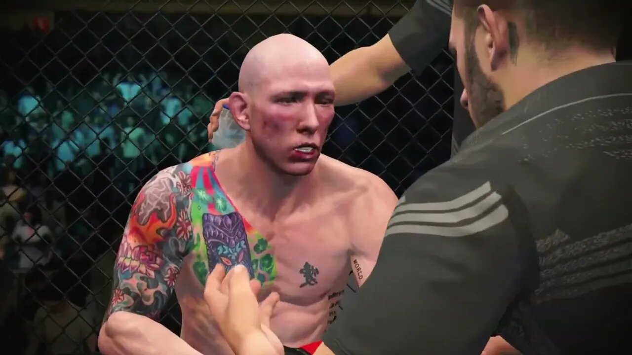 Josh Emmett VS Yair Rodriguez UFC 4 CPU VS CPU