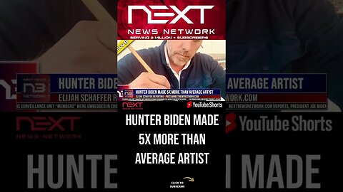 Hunter Biden Made 5X More than Average Artist #shorts