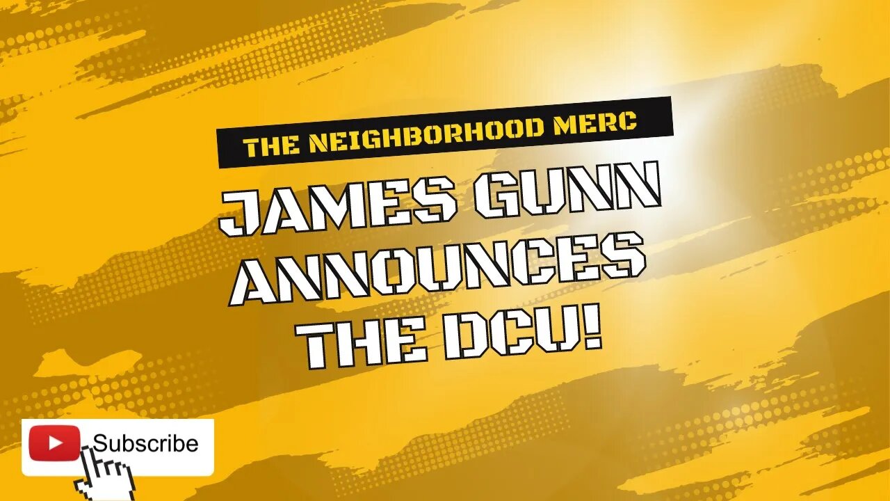 James Gunn Announces The DCU!