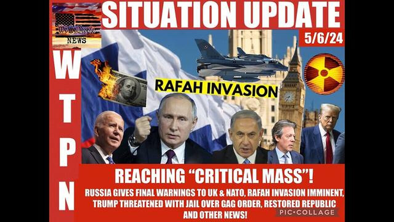 WTPN ~ Judy Byington ~ Situation Update ~ 05-06-24 ~ Trump Return ~ Restored Republic via a GCR
