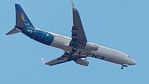 Boeing 737-800 CP-3215 coming from Sucre to Fortaleza