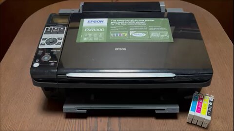 How to Replace the Ink Cartridges in a Epson Stylus CX8300 Printer