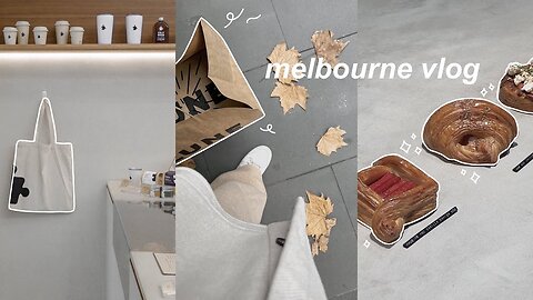 melbourne vlog 🚋 korean photobooth, unboxing new polène bag, shopping with friends, lots of food