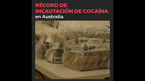 13 detenidos en Australia tras incautar 2,3 toneladas de cocaína en pesquero