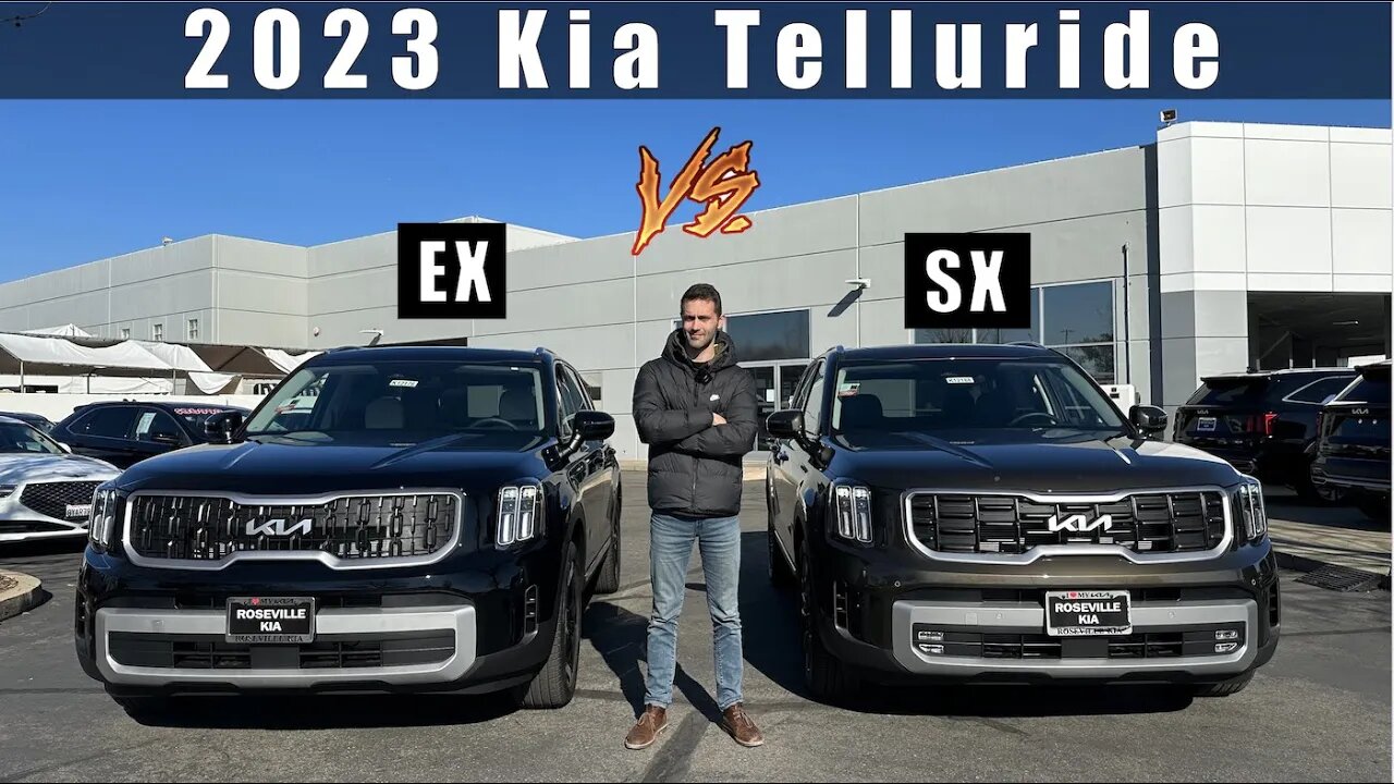 2023 Kia Telluride comparison EX vs SX. FIVE major differences!