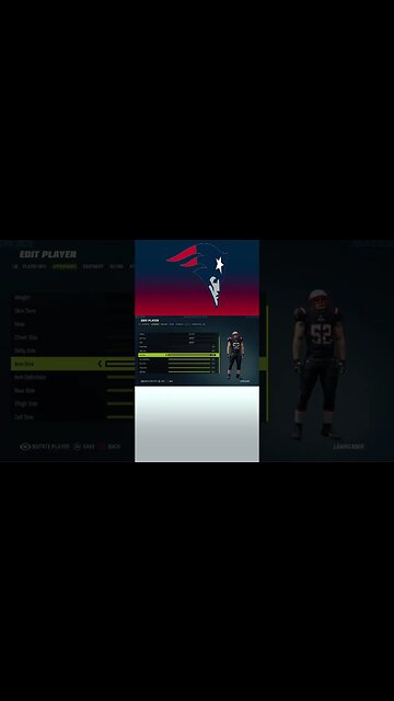 How To Create Ted Johnson Madden 23 #shorts