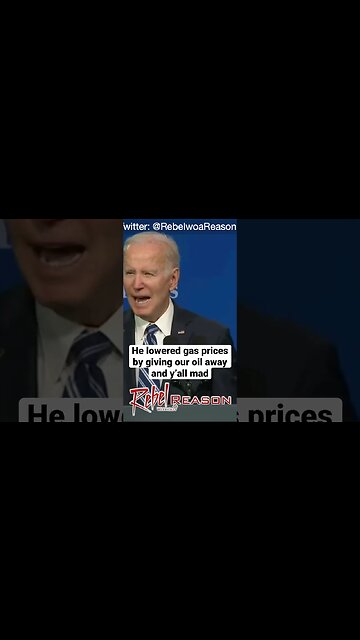 Biden Lowered gas prices by selling our oil