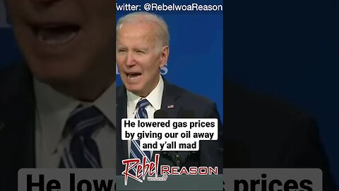 Biden Lowered gas prices by selling our oil