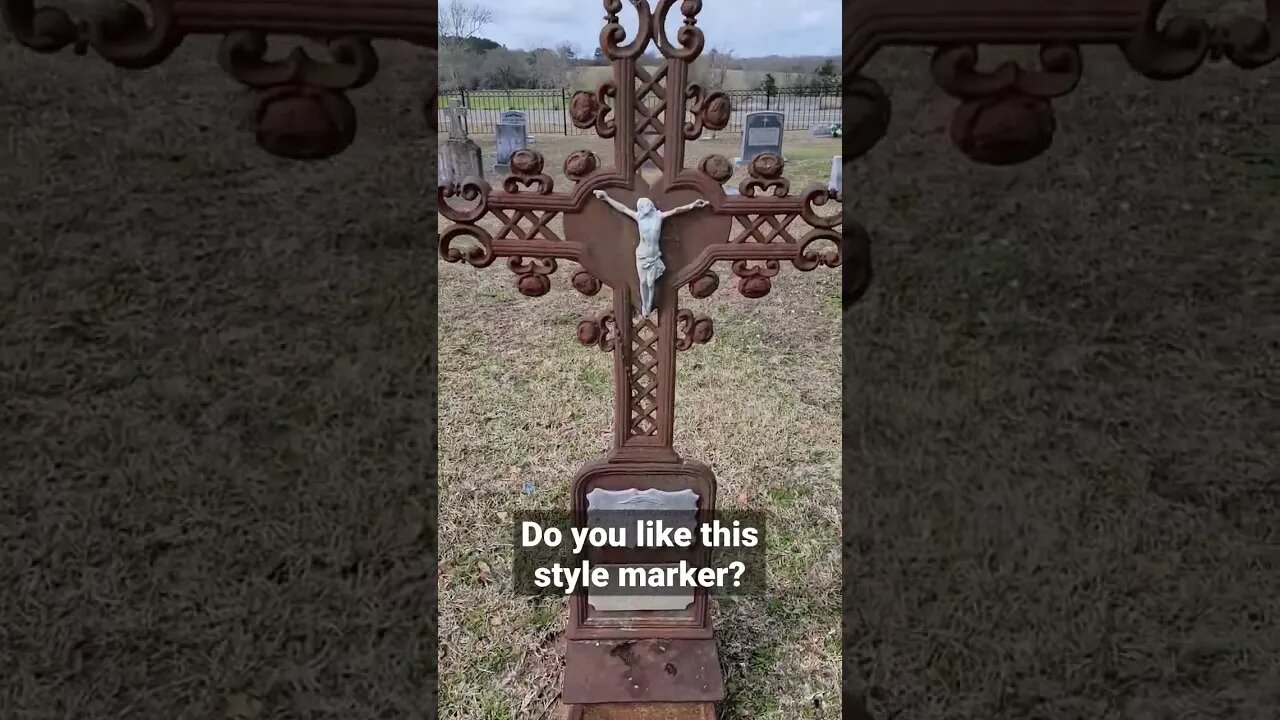 Do you like the metal markers? #question #metal #grave #monument #history #catholic