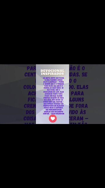 DEVOCIONAL INSPIRADOR.#shorts