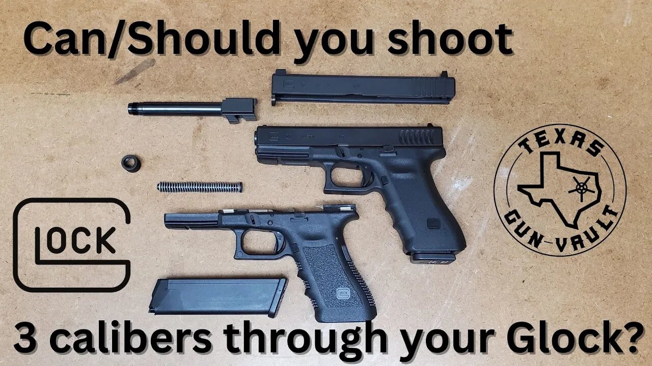 Can/Should you convert a Glock to shoot calibers? (.40 S&W, .357 Sig & 9mm)