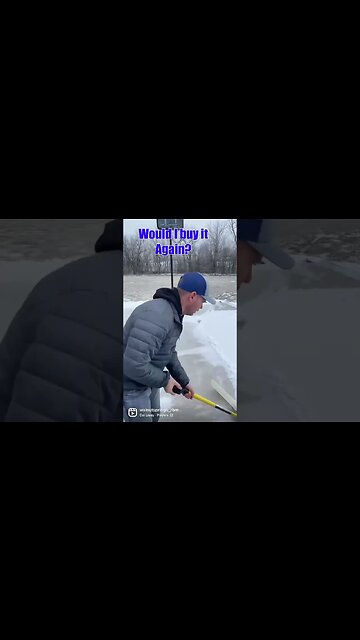 🤯 HUGE Snow Shovel ❄️ #snow #tools #snowplow