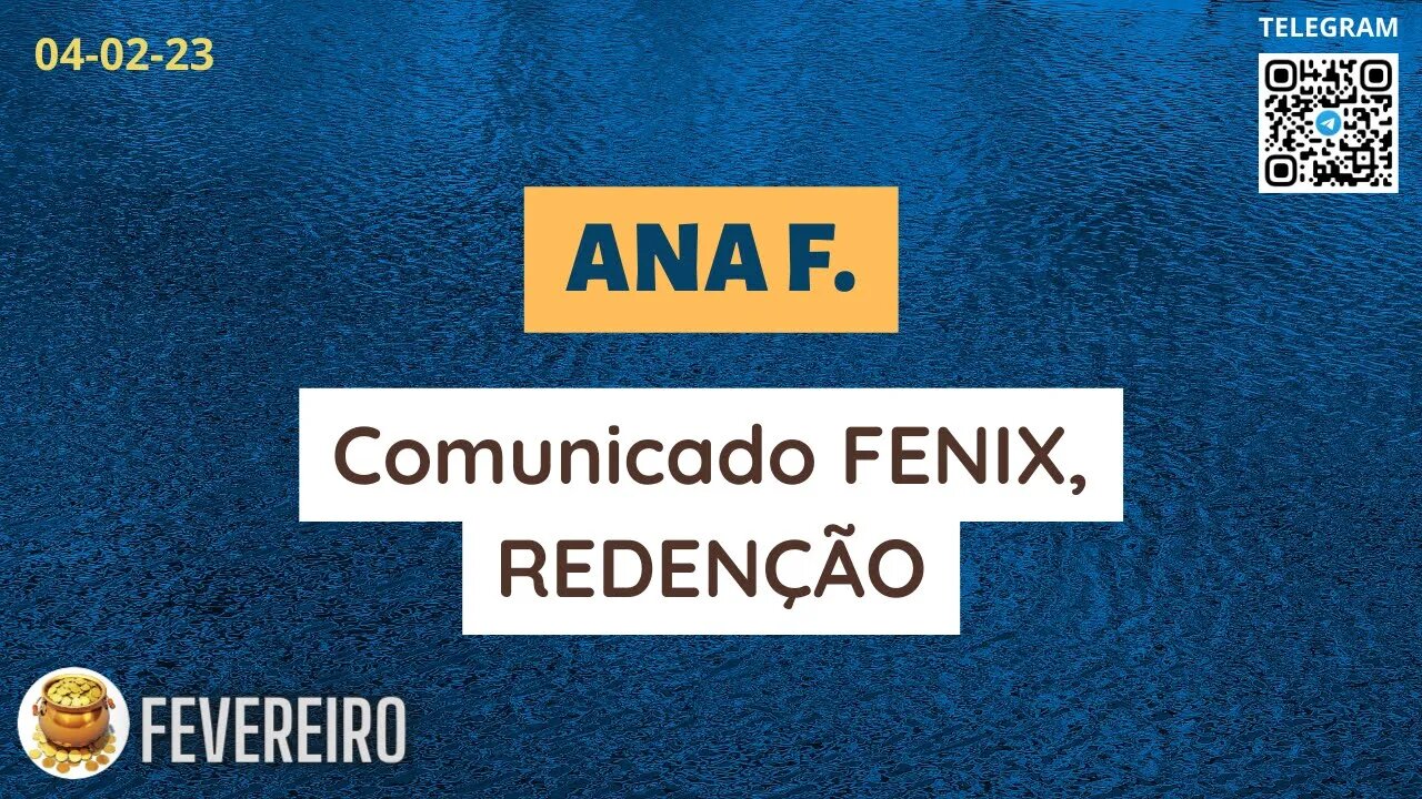 ANA F. Comunicado FENIX REDENÇÃO