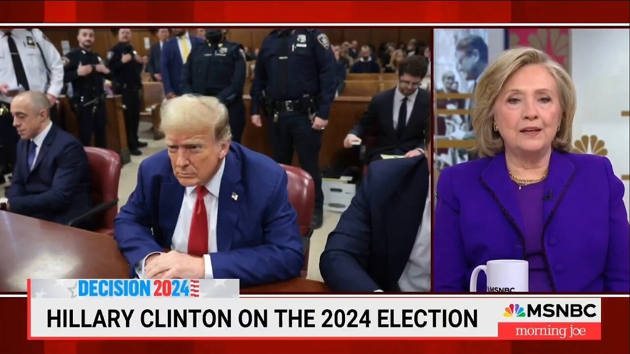 Hillary Seems Angry Trump Isn't Prosecuted Fast Enough