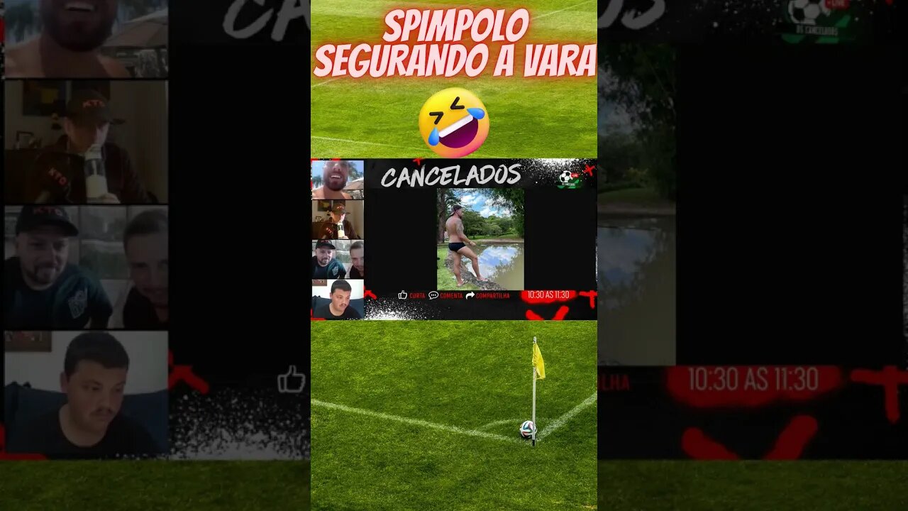 Spimpolo segurando a vara...de pescar #shorts #shortsvideo #shortsviral #short #futebol #viral #spfc