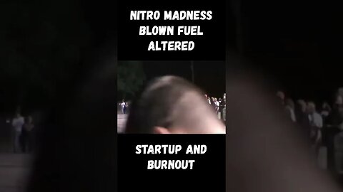 Nitro Madness Blown Fuel Altered Startup and Burnout! #shorts