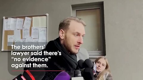 Andrew and Tristan Tate proclaim their innocence while arriving at DIICOT HQ