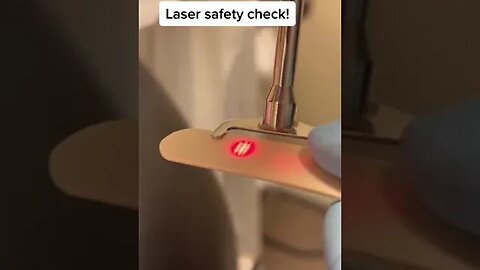 Doctor performs laser safety demonstration! #laser #lasersafety #laserdemo #dermreacts