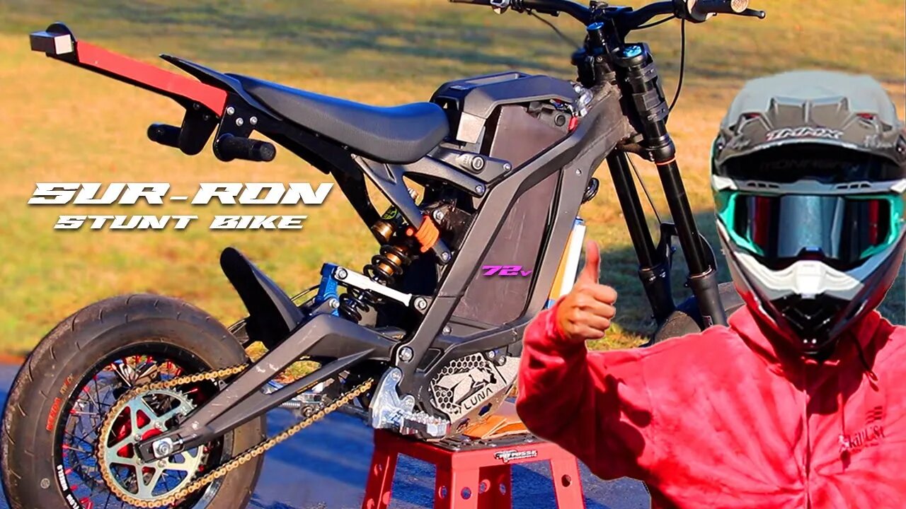 72V Sur Ron X Supermoto Build! Stunt Bike Transformation