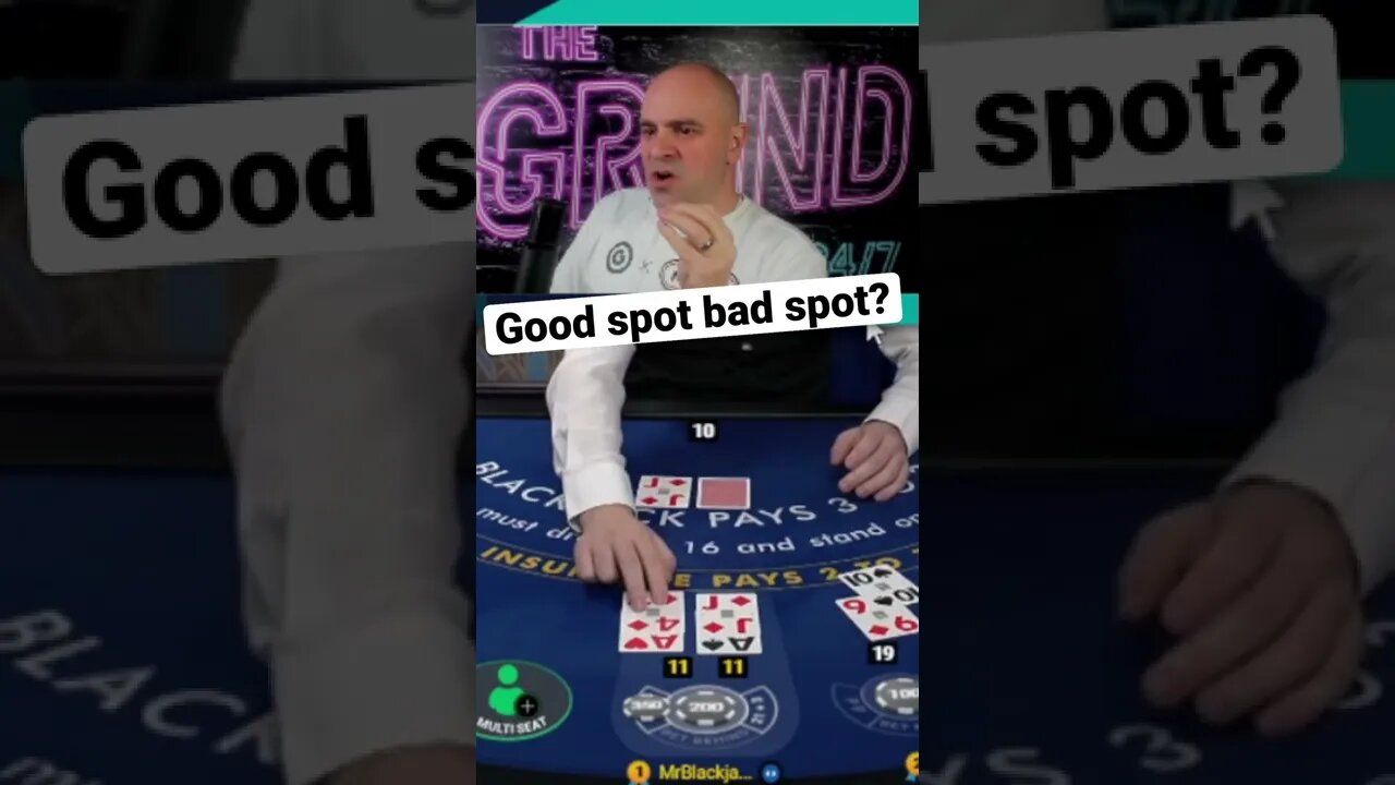 $500 blackjack good spot bad spot