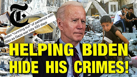 Corporate Media Lapdogs WHITEWASHED Joe Biden’s Complicity In Genocide