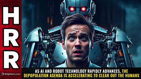 As AI and robot technology rapidly advances, the DEPOPULATION agenda is accelerating...