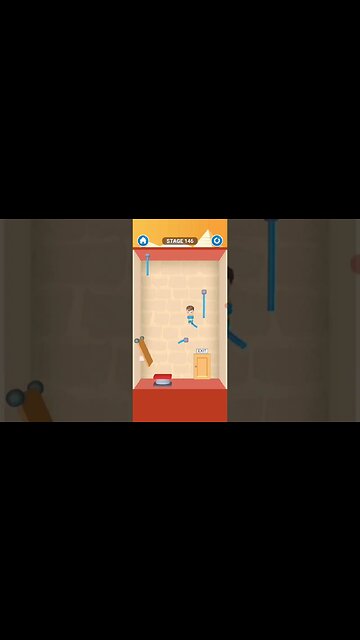 rescue cut rope puzzle 😎 #shorts