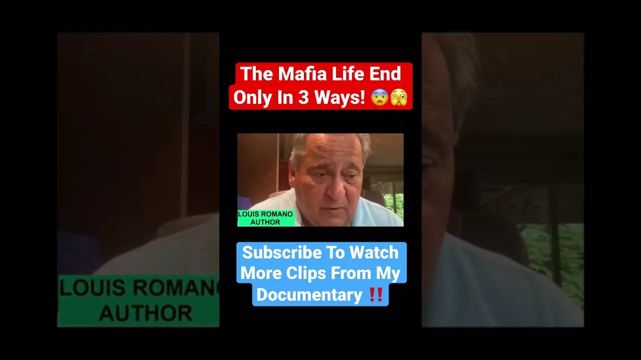 The Mafia Life End Only In 3 Ways! 😨🫣 #mafia #truecrime #michaelfranzese #johngotti #johnalite