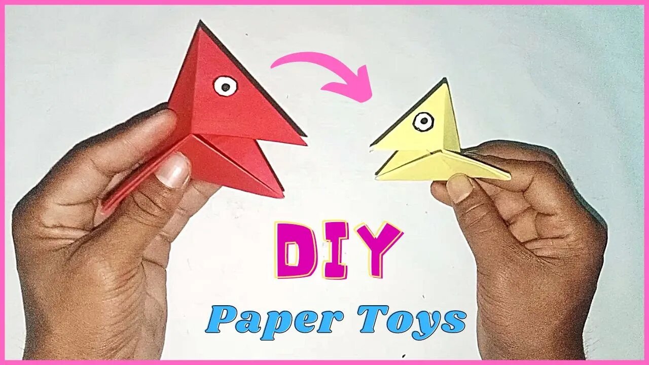 DIY Origami Paper Crafts | Crazy Birds | Moving Paper Toys | Easy Paper Crafts