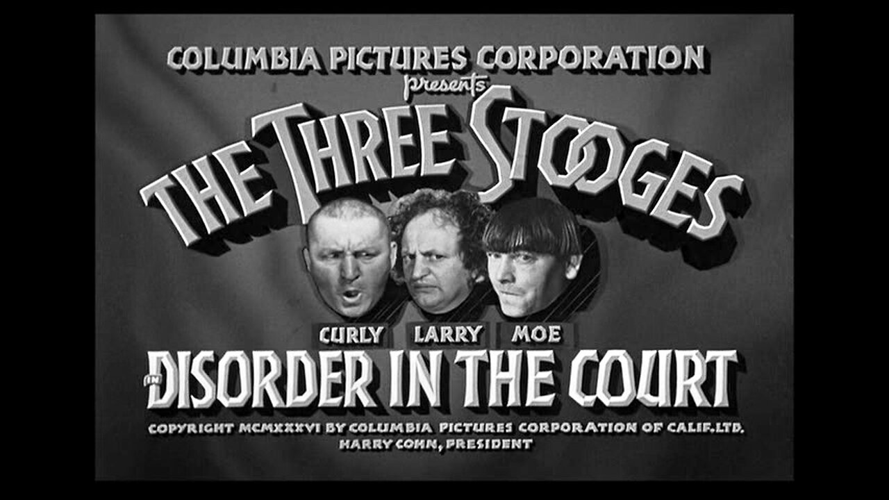 The Three Stooges - Disorder in the Court