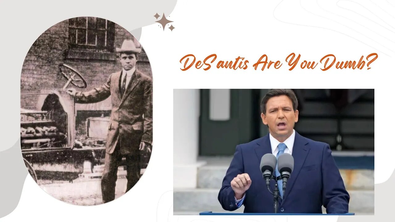 Gov. DeSantis Has Declared War on African American Intelligence. Are You Dumb?