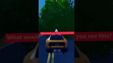 New! A driving bush #funny #fortnite #youtubeshorts
