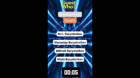 Guest This Actor #233 Like A Quick Quiz? | Giselle