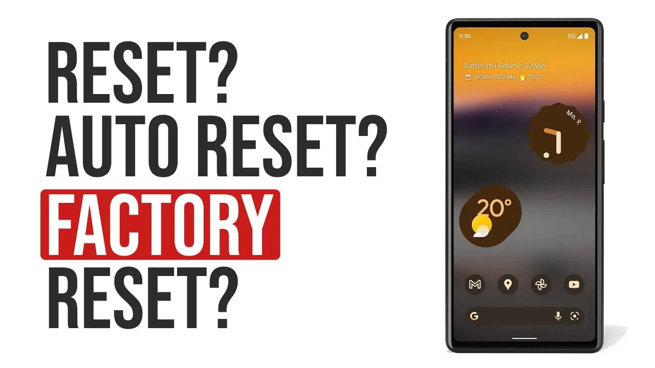 How To Do a Factory Reset On Google Pixel 6a