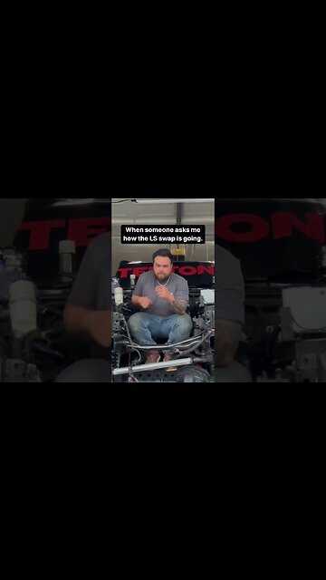 Second episode of the LS swap is coming, I promise 😂