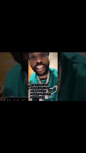 Meek Mill freestyles after the Philadelphia Eagles win