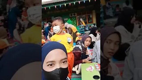 LOMBA MEWARNAI MAMAMIA IBU DAN ANAK TK PURWANIDA #shorts #shortvideo