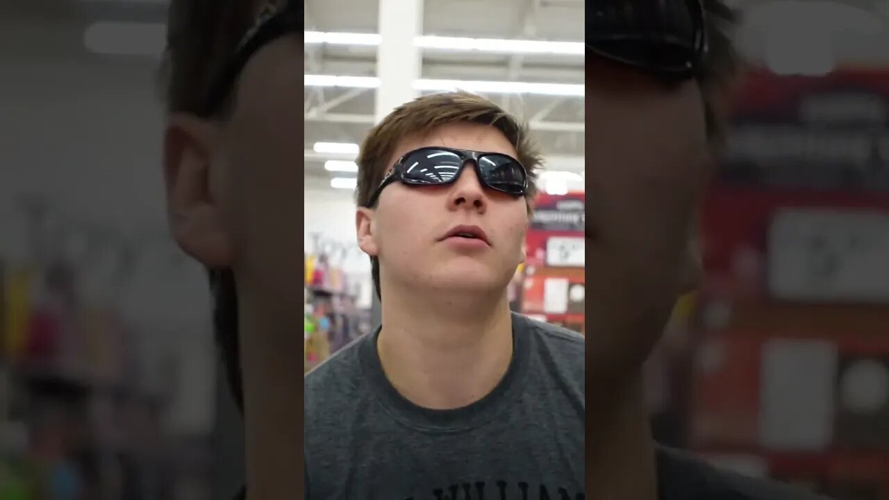 Blind guy on hoverboard prank