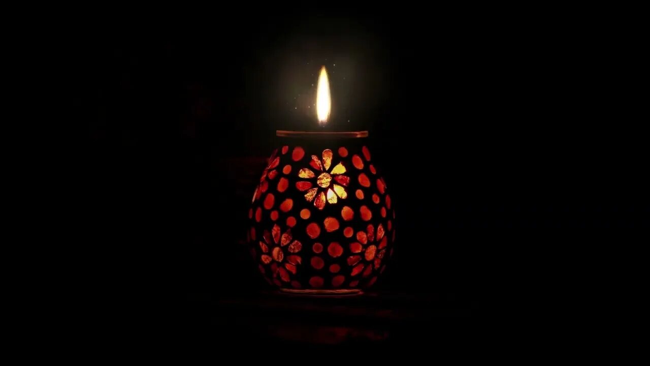 3 Hours / Sleep, Relaxation, Meditation - Candle Night Light with Ambient Music