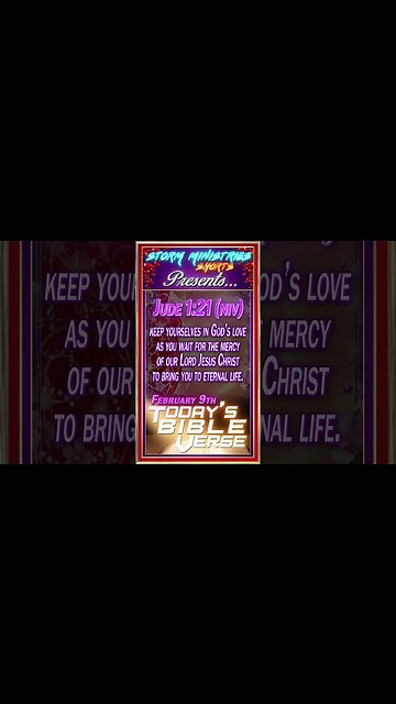 FEB 9, 2023 | STORM MINISTRIES | Daily Bible Verse | Jude 1:21 (NIV) | #shorts