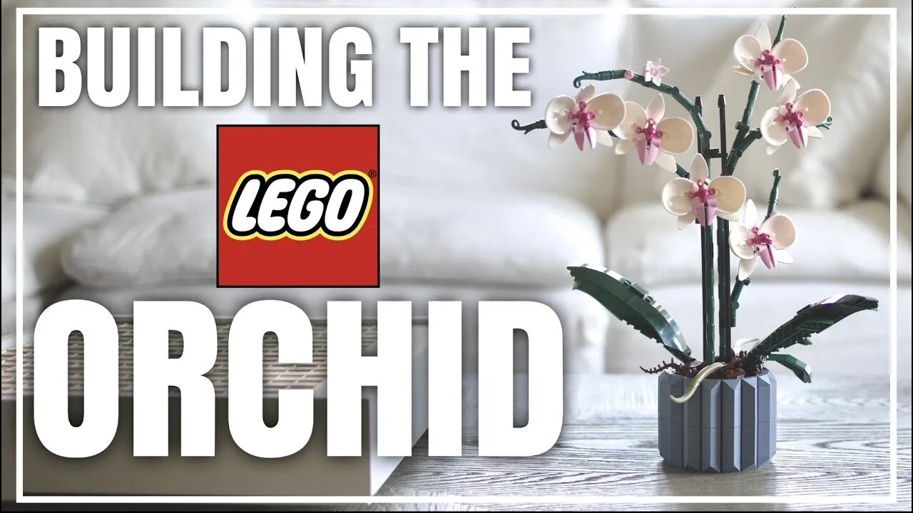 LEGO Orchid | Botanical Collection 10311 | Snap Build Relaxing ASMR