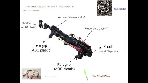 High powered precision slingshots and bows Sauder International