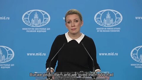 Maria Zakharova's Powerful Christian Message About Soviet Russians Feeding Occupying Germans in WWII