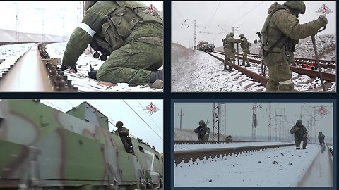 Southern MD special armoured train crew in combat action within special military operation