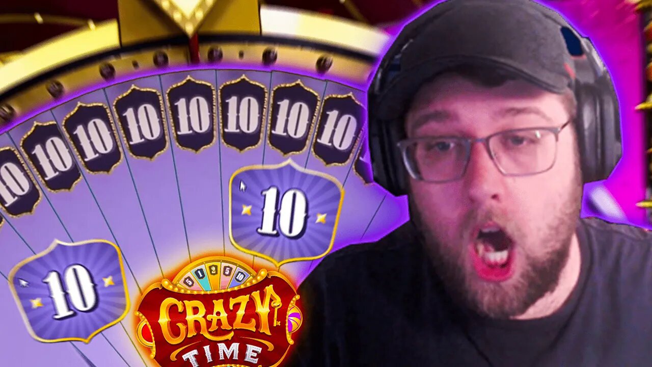 BACK TO BACK CLUTCH 10X WINS ON CRAZY TIME! (PROFIT?!)