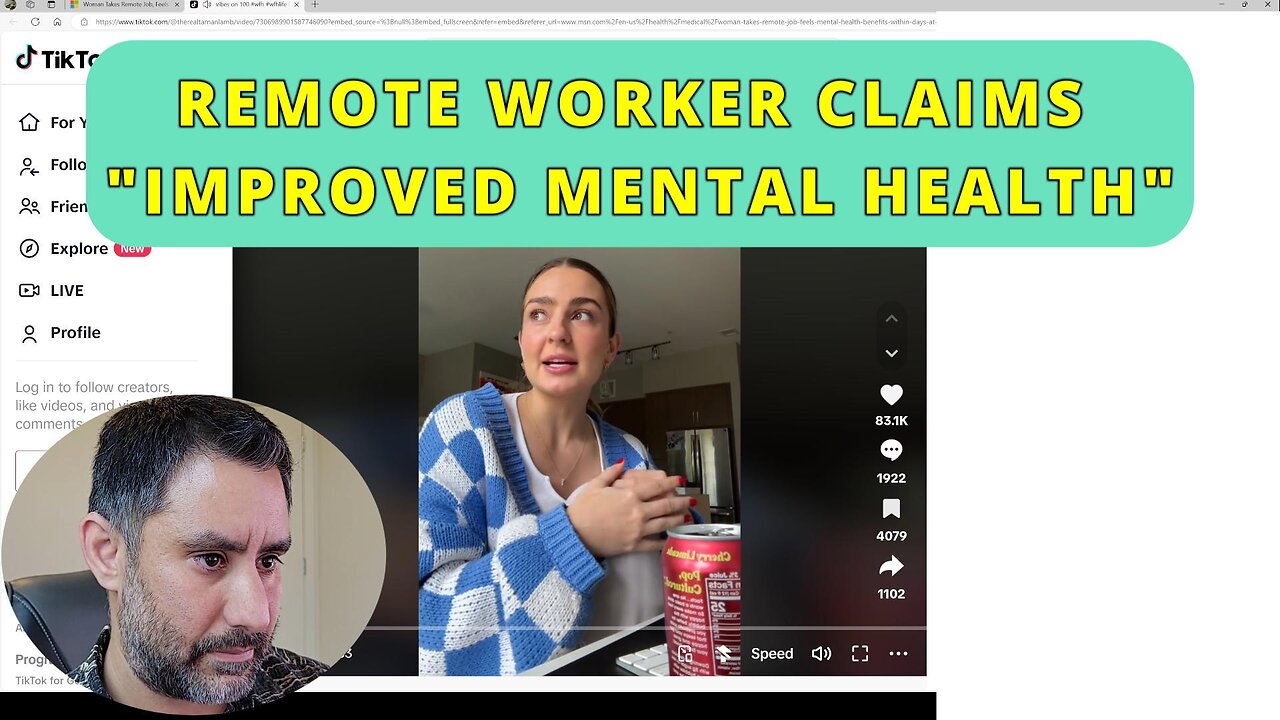 Remote Worker Feels Mental Health Benefits Within Days: "At Home, I'm at Peace" | Danny Ivan Reacts