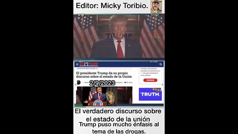 DISCURSO SOBRE EL ESTADO DE LA UNIÓN— TRUMP MY PRESIDENT