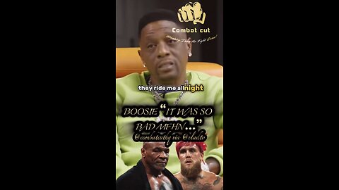 Boosie Reacts to Mike Tyson's Loss Versus Jake Paul